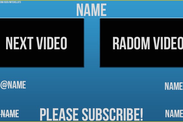 Free Youtube Template Creator Of Free Youtube Video End Card Templates &amp; tools the Easiest