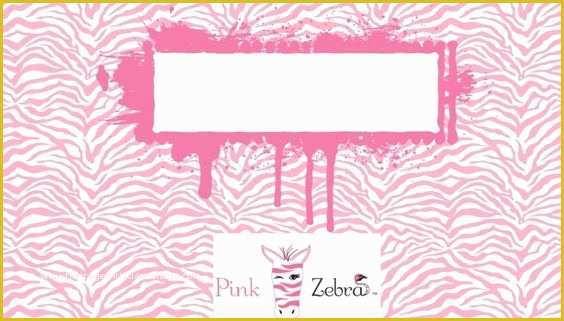 Free Zebra Business Card Template Of Free Pink Zebra Business Card Templates