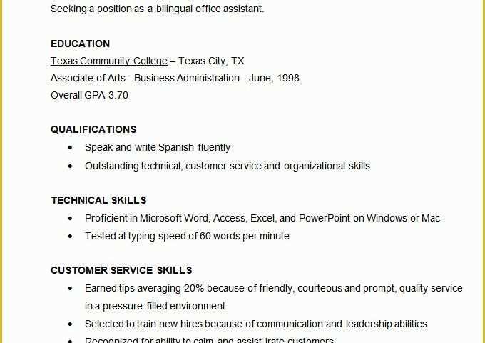 Functional Resume Template Free Download Of Microsoft Word Resume Template 49 Free Samples