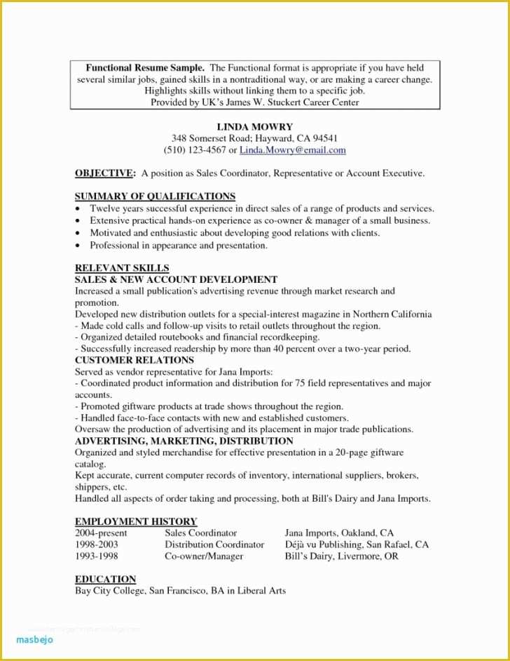 Functional Resume Template Free Download Of Resume and Template Incredible Functional Resume format