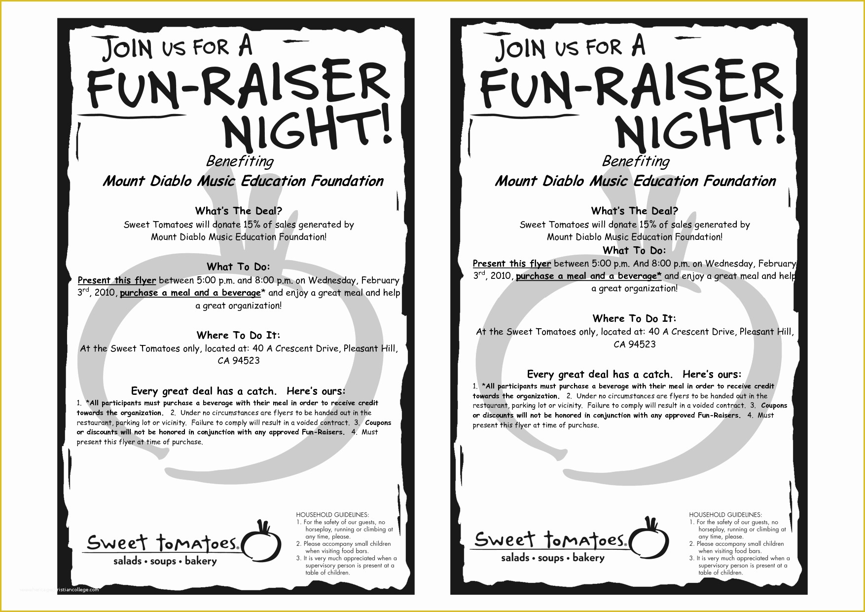 Fundraiser Template Free Of 6 Best Of Benefit Fundraiser Flyer Template