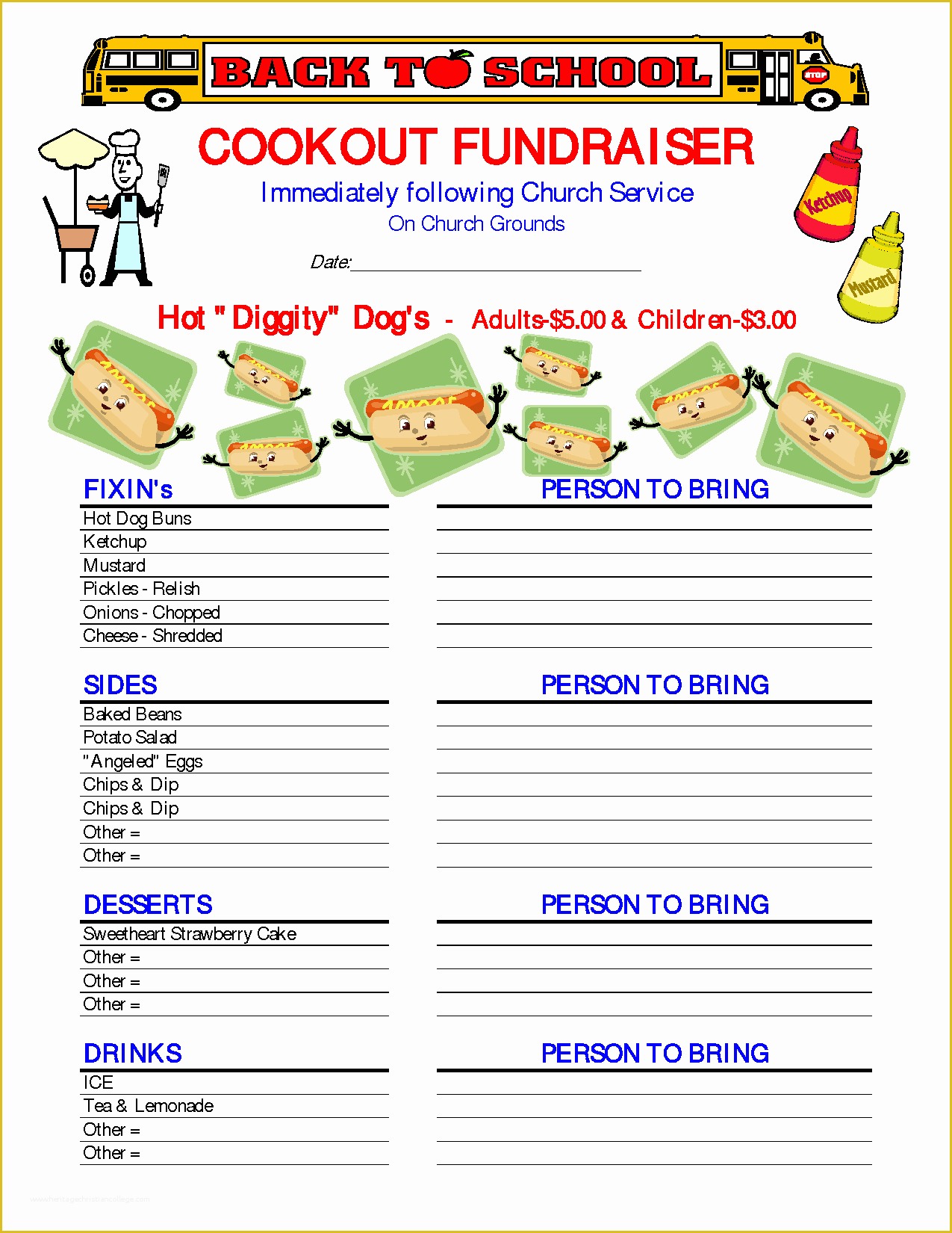 Fundraising Calendar Template Free Of 6 Best Of Free Printable Fundraiser forms Hoagie