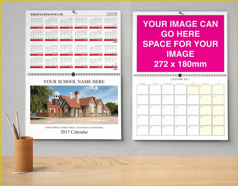 Fundraising Calendar Template Free Of Design H Calendars for Schools