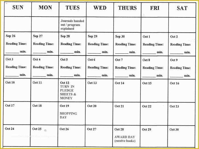 Fundraising Calendar Template Free Of Usborne Books Reach for the Stars Reach for the Stars