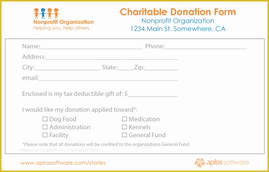 Fundraising forms Templates Free Of 36 Free Donation form Templates In Word Excel Pdf