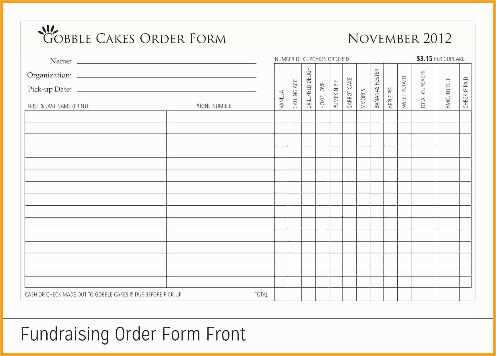 Fundraising forms Templates Free Of 7 8 Fundraising form