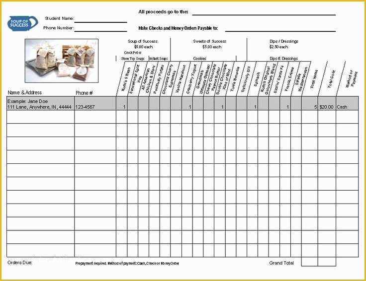 Fundraising forms Templates Free Of Fundraiser order form Fundraiser form Ideas