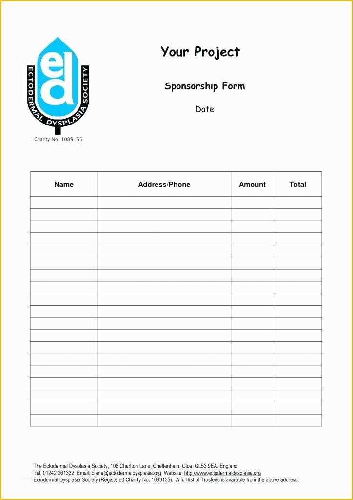 Fundraising forms Templates Free Of Fundraising forms Templates Free Fundraiser Sheets