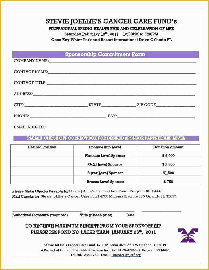 Fundraising forms Templates Free Of Fundraising forms Templates Fundraiser order form Template