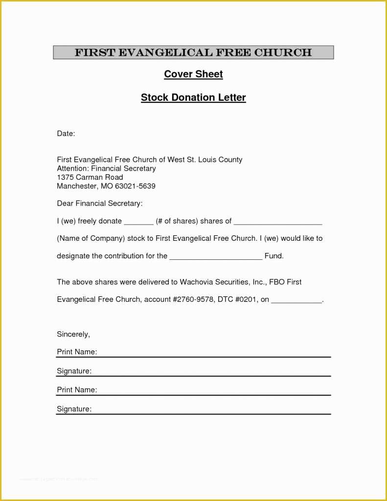 Fundraising Letter Templates Free Of Church Donation Letter Template Samples