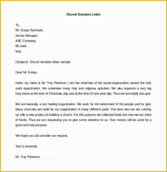 Fundraising Letter Templates Free Of Donation Letter Template Beepmunk