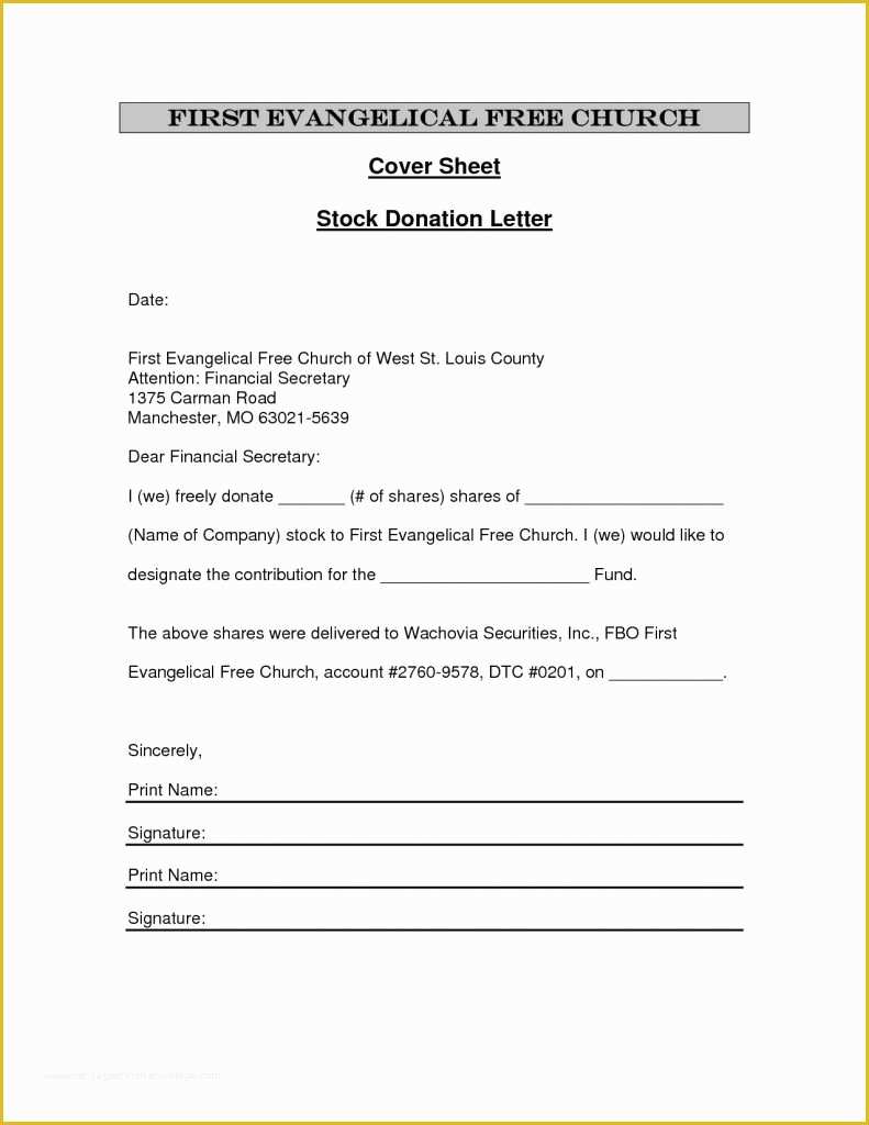 Fundraising Letter Templates Free Of Donation Letter Template for Church Samples