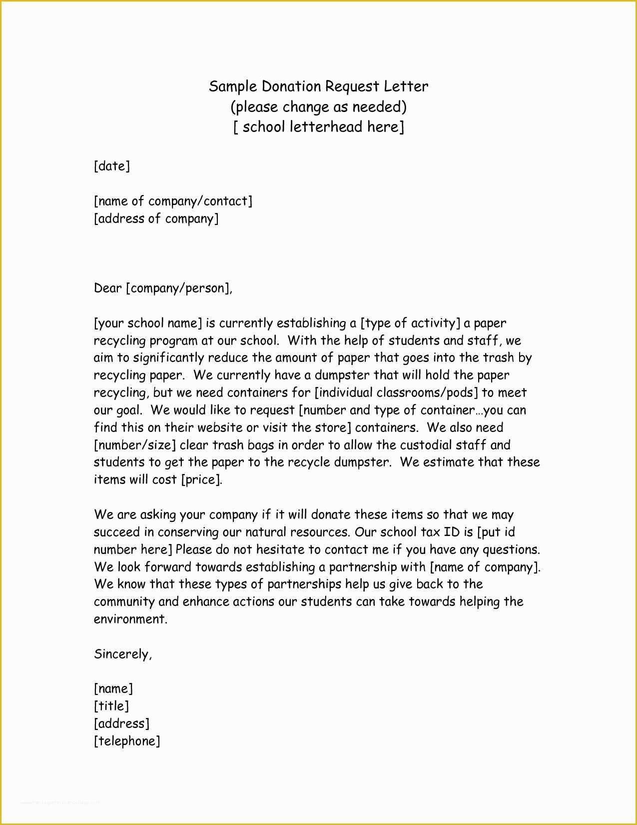 53 Fundraising Letter Templates Free