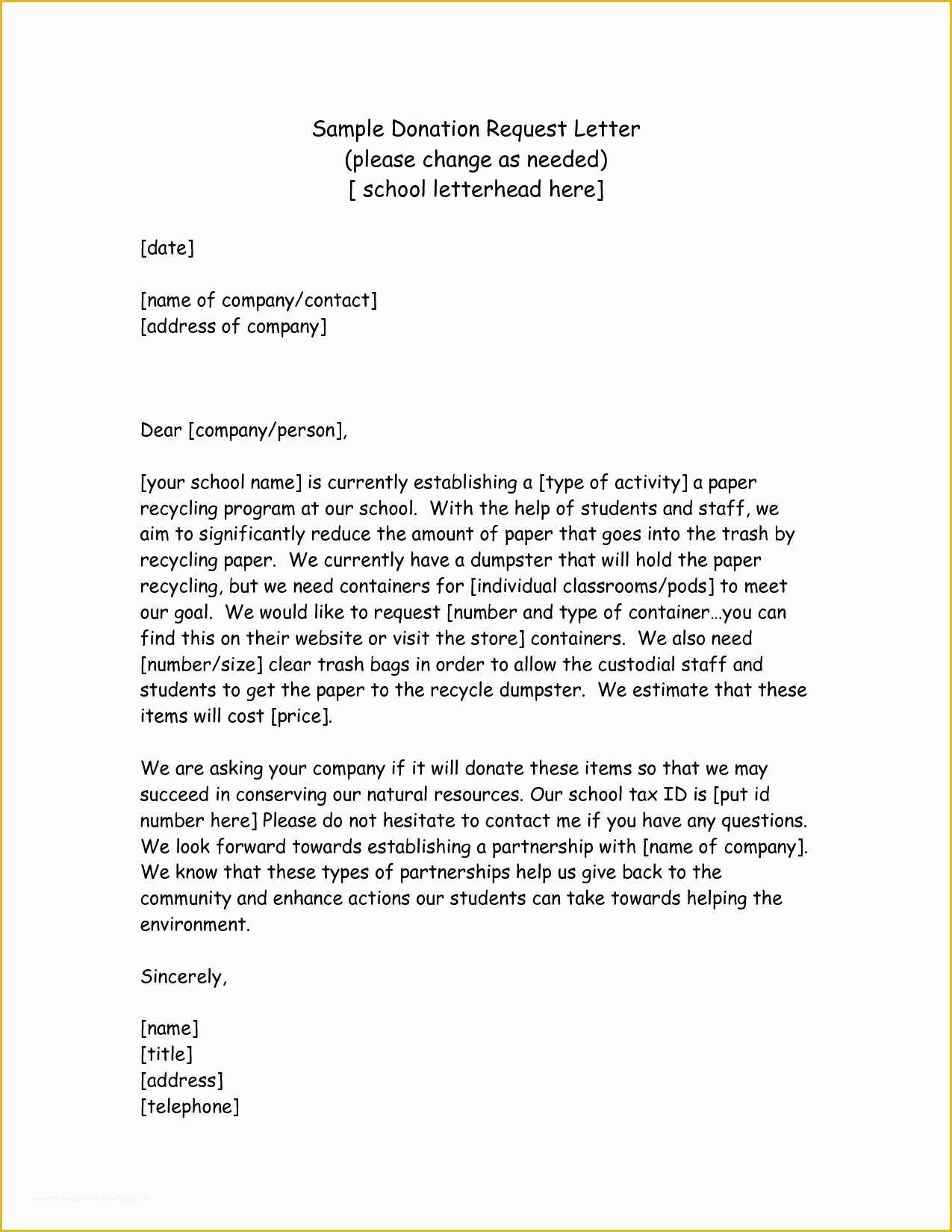 Fundraising Letter Templates Free Of Pta Fundraising Letter Template Examples