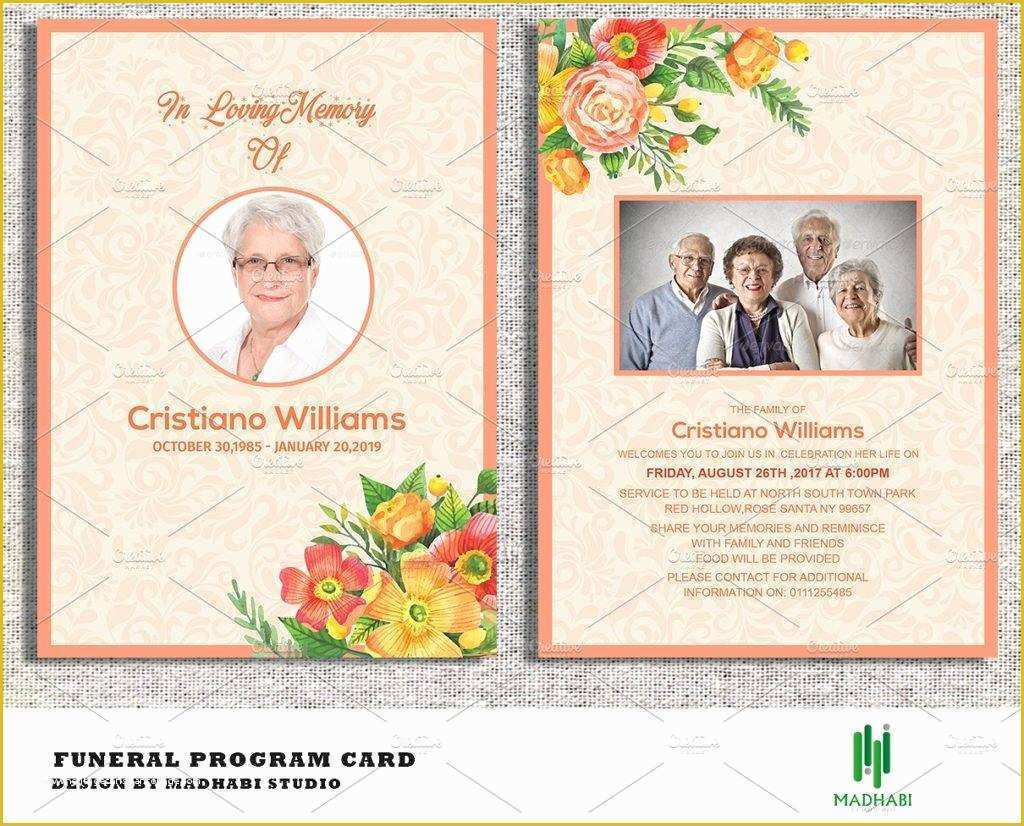 Funeral Announcement Template Free Of 14 Funeral Announcement Designs and Examples Psd Ai