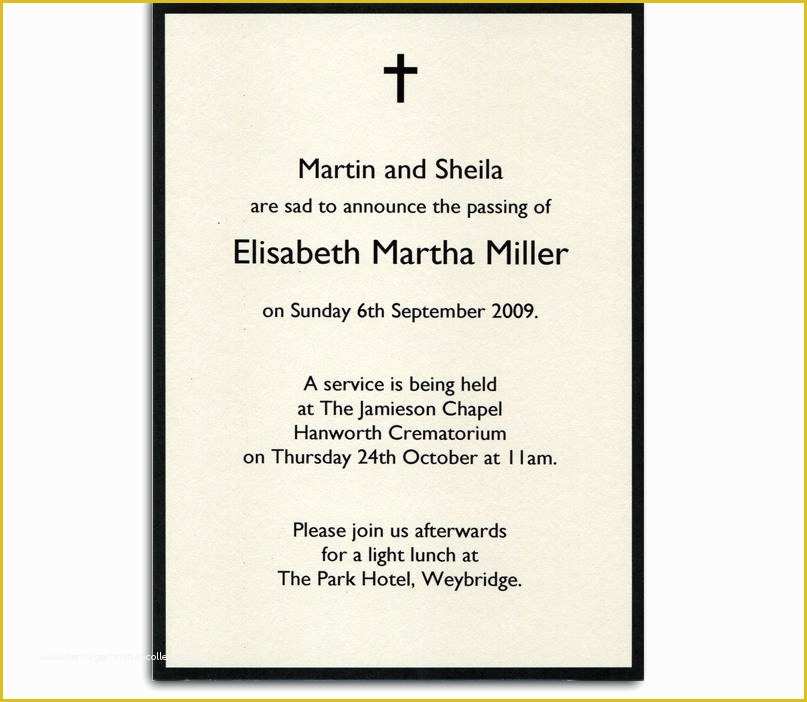 Funeral Announcement Template Free Of Best S Of Death Notice Wording