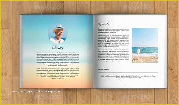 Funeral Booklet Template Free Download Of 20 Funeral Booklet Templates Free Psd Ai Vector Eps