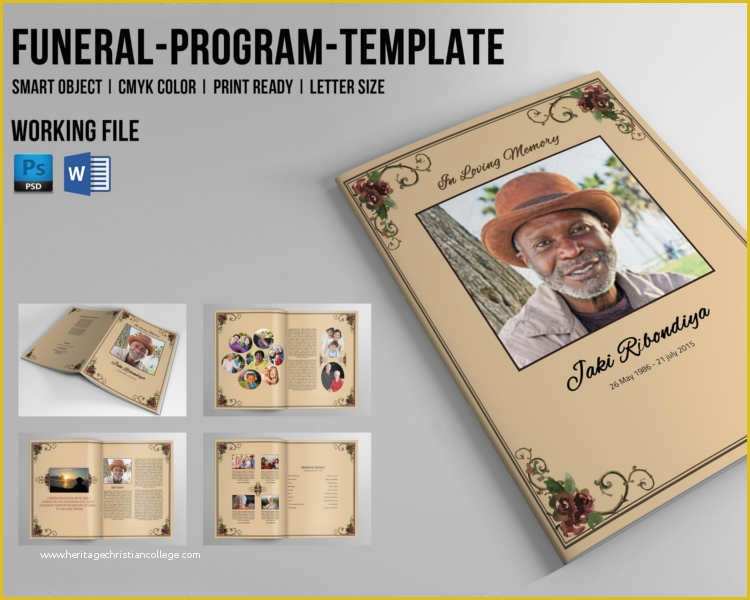 Funeral Booklet Template Free Download Of 8 Funeral Booklet Templates Free Word Pdf Docs Download