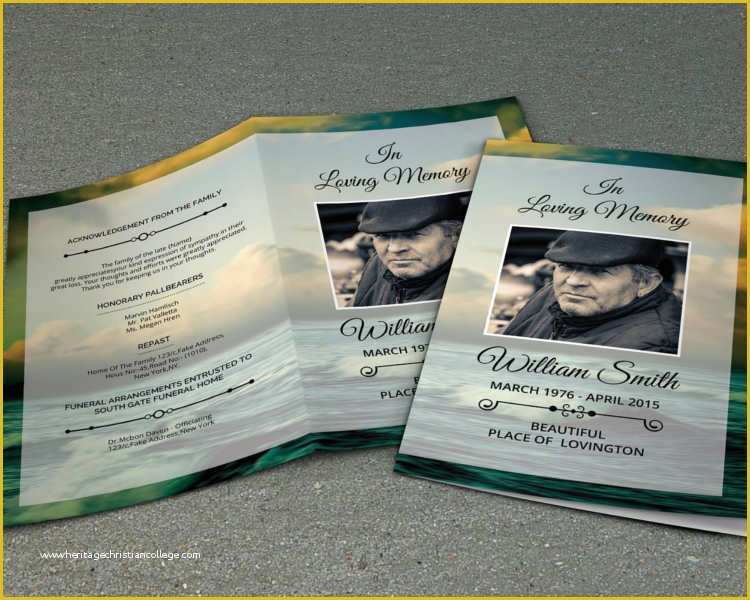 Funeral Brochure Template Free Of 37 Funeral Brochure Templates Free Word Psd Pdf Example