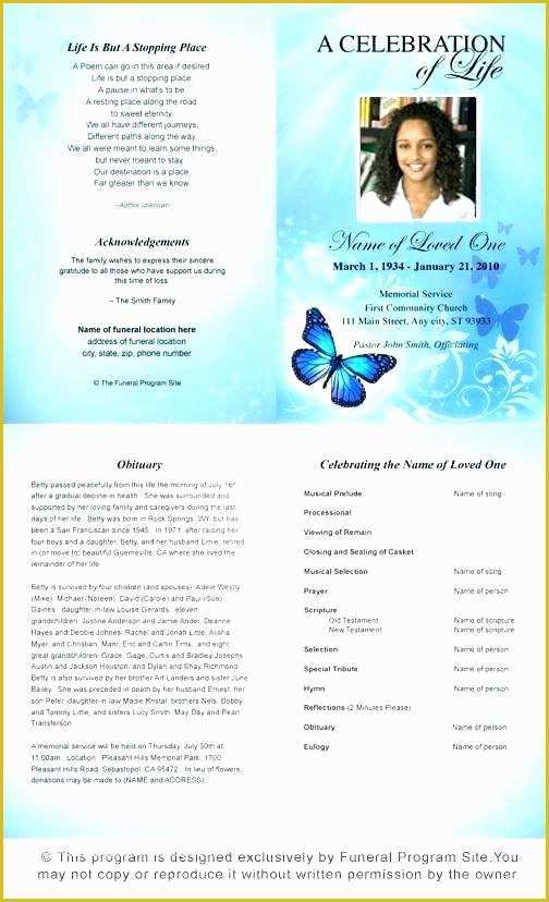 Funeral Program Template Publisher Free Of Free Funeral Program Template Word Inspiration Web Design