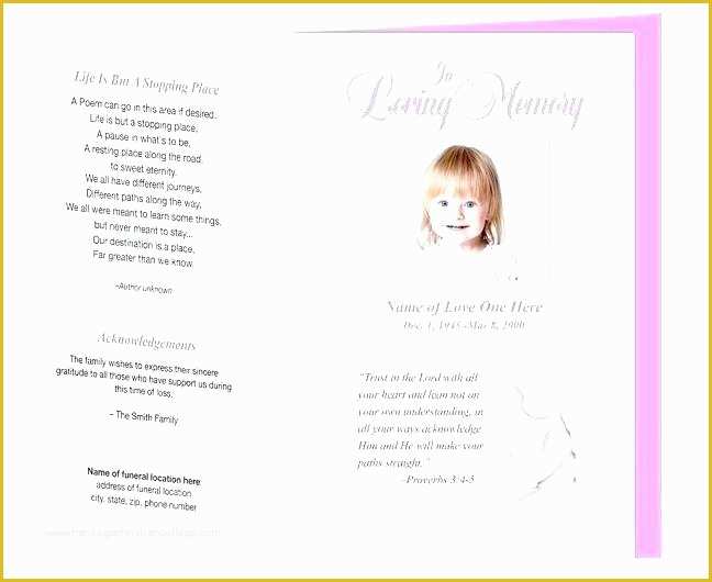 Funeral Program Template Publisher Free Of Funeral Program Template Publisher Dignity Word 5 Color