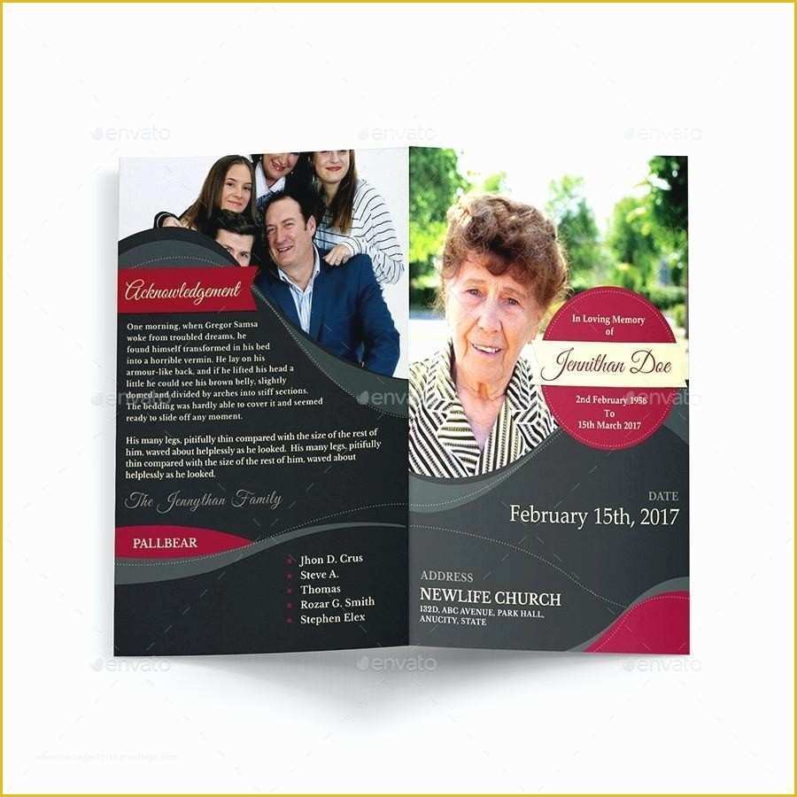 Funeral Program Template Publisher Free Of Funeral Program Template Publisher Free Download
