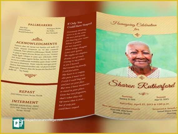 Funeral Program Template Publisher Free Of Home Going Funeral Program Publisher Template