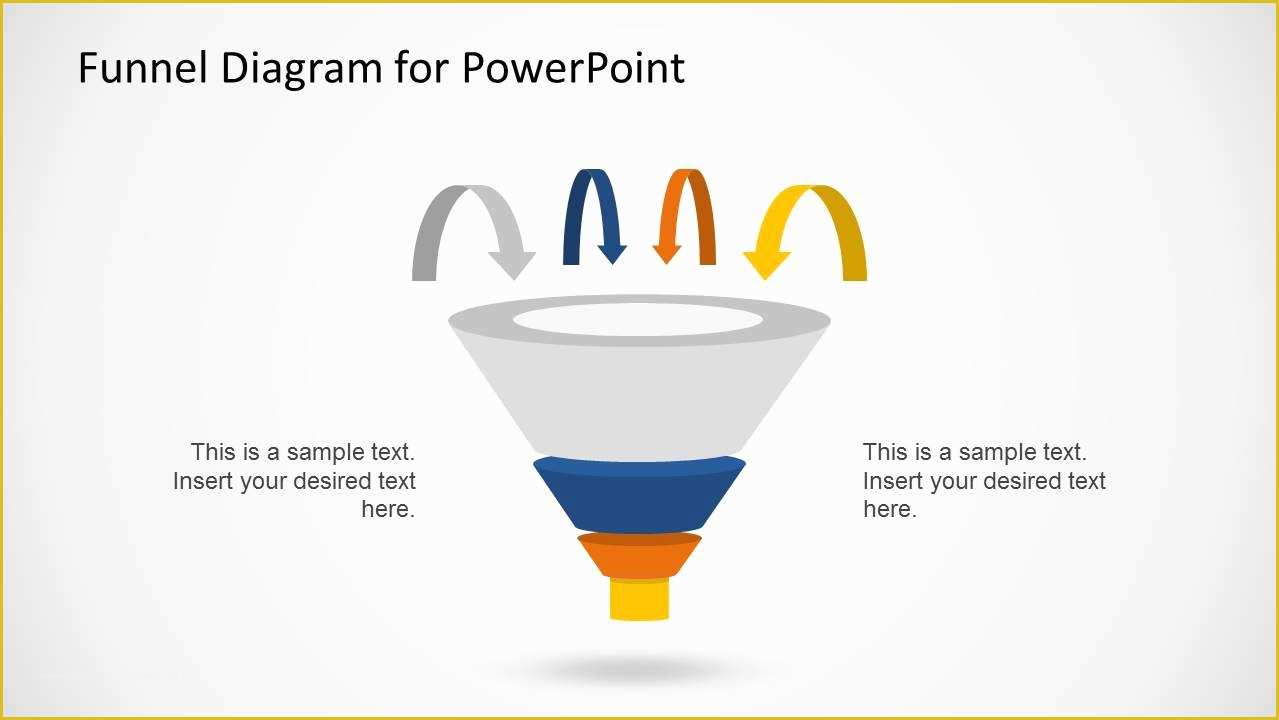 Funnel Ppt Template Free Of Creative Funnel Diagram Template for Powerpoint Slidemodel