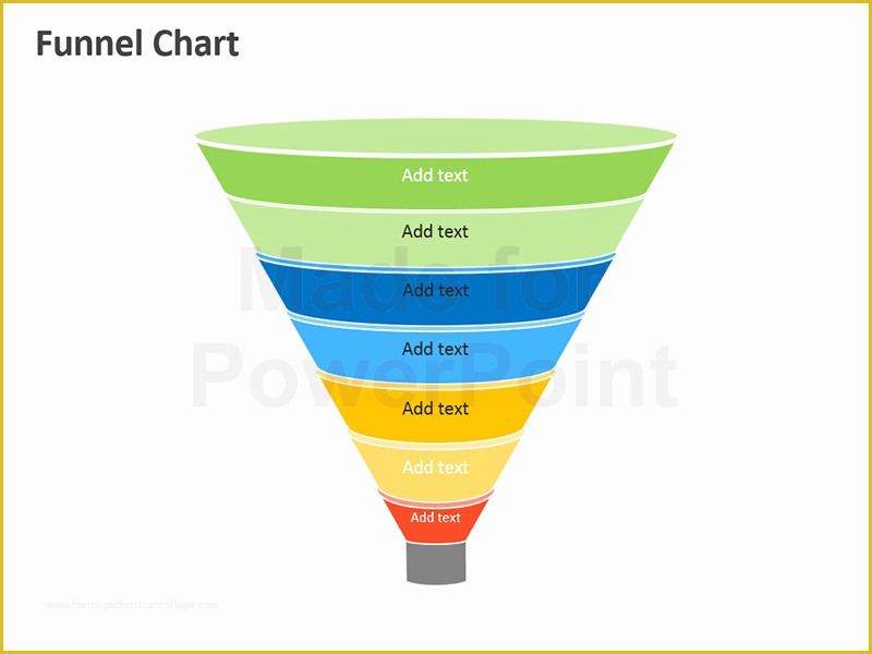 Funnel Ppt Template Free Of Funnel Chart Editable Powerpoint Template