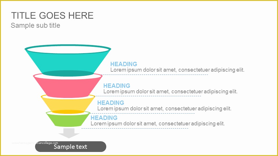 Funnel Ppt Template Free Of Funnel Diagram Powerpoint Presentation Slide Templates