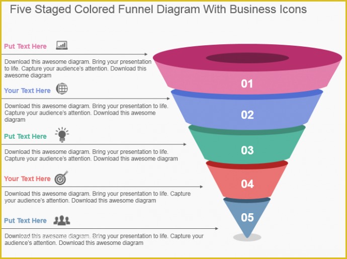 Funnel Ppt Template Free Of Learn to Create Funnel Diagram