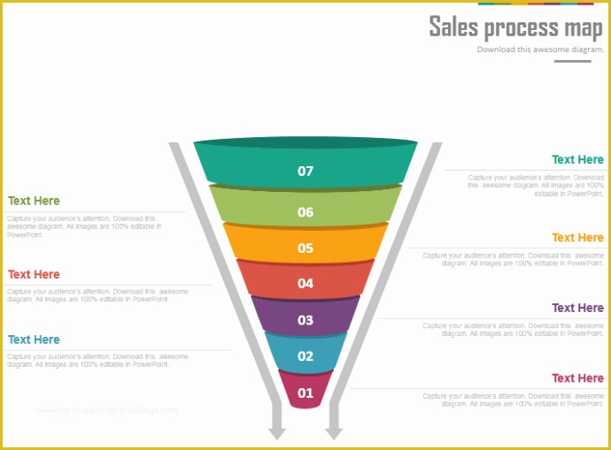 Funnel Ppt Template Free Of Learn to Create Funnel Diagram