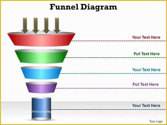 Funnel Ppt Template Free Of Pin Sales Funnel Diagram On Pinterest