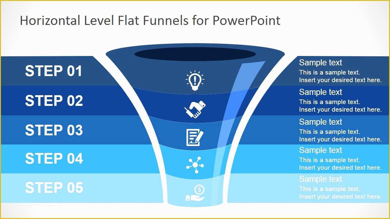 Funnel Ppt Template Free Of Powerpoint Funnel Template Best Free Flat Funnel