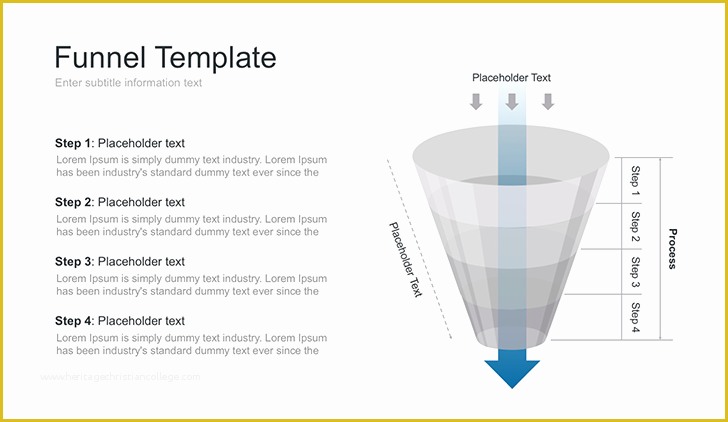 Funnel Ppt Template Free Of Sales Funnel Ppt Template for Powerpoint Free Download now