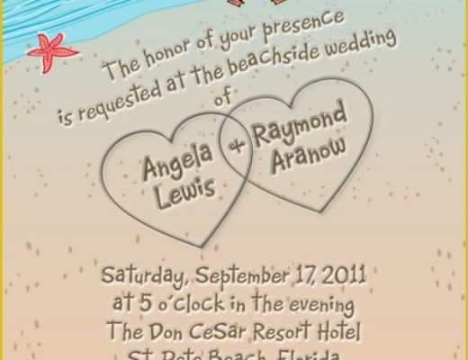 Funny Wedding Invitation Templates Free Of 26 Beach Wedding Invitation Templates Psd Ai Word