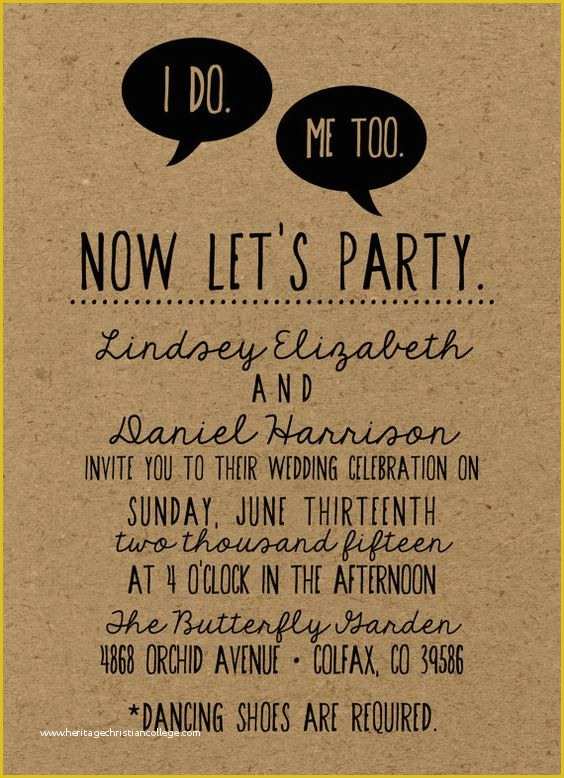 Funny Wedding Invitation Templates Free Of Funny Wedding Invitations