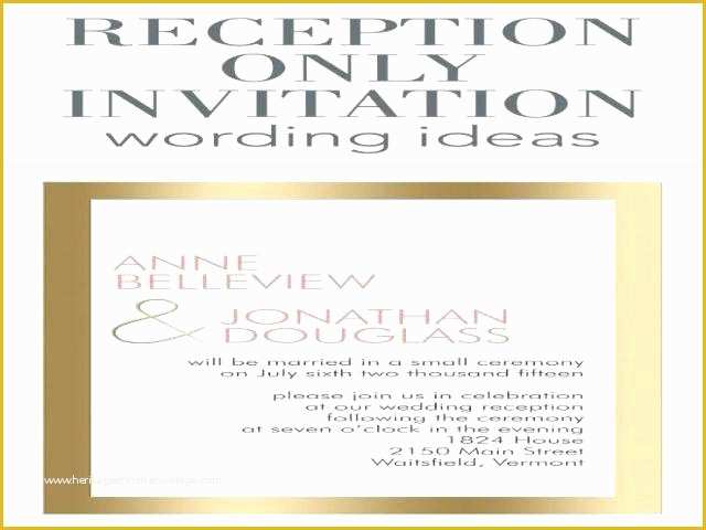 Funny Wedding Invitation Templates Free Of Reception Ly Invitations as Well Luxury Wedding