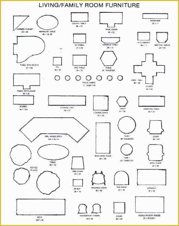 Furniture Placement Templates Free Of 8 Best Of Printable Furniture Templates Free