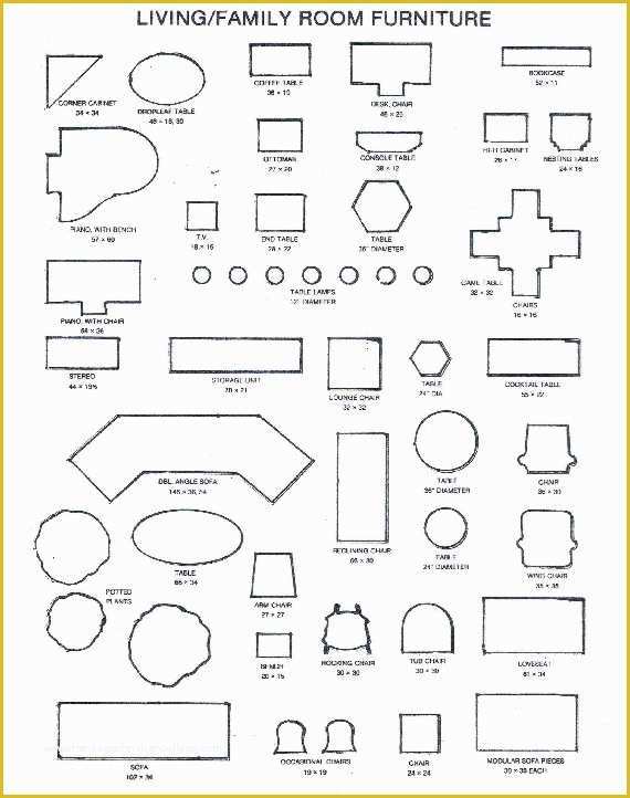 Furniture Placement Templates Free Of 8 Best Of Printable Furniture Templates Free