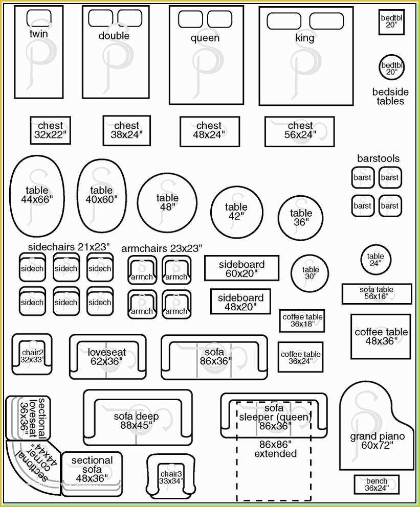 Furniture Placement Templates Free Of Furniture Templates for Room Planning torahenfamilia