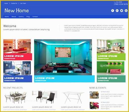 Furniture Website Templates Free Download Of 16 Best Furniture & Interior Design HTML Web Templates