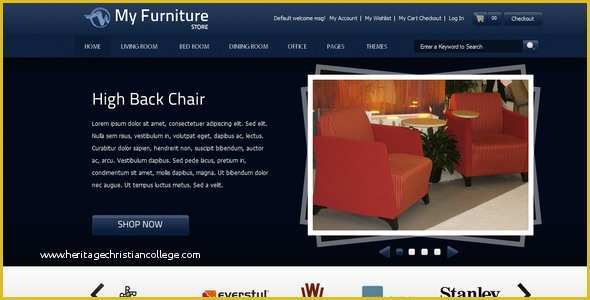 Furniture Website Templates Free Download Of 16 Best Furniture & Interior Design HTML Web Templates