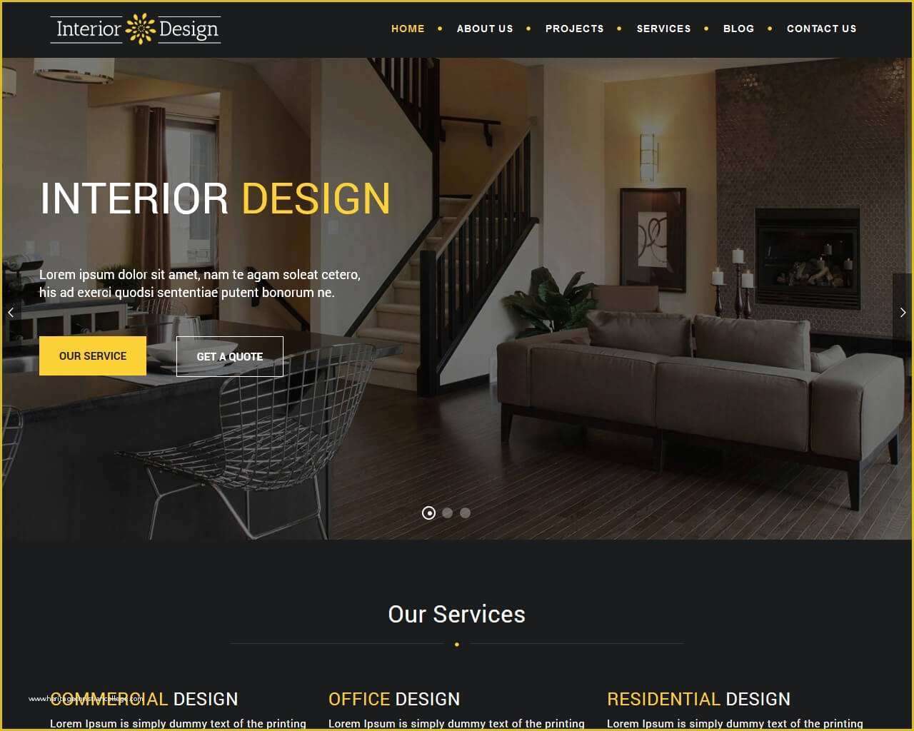 Furniture Website Templates Free Download Of 20 Eye Catching Interior Design Website Templates 2018