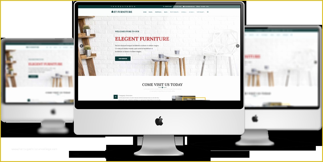 Furniture Website Templates Free Download Of Et Furniture – Free Responsive Furniture Website Templates