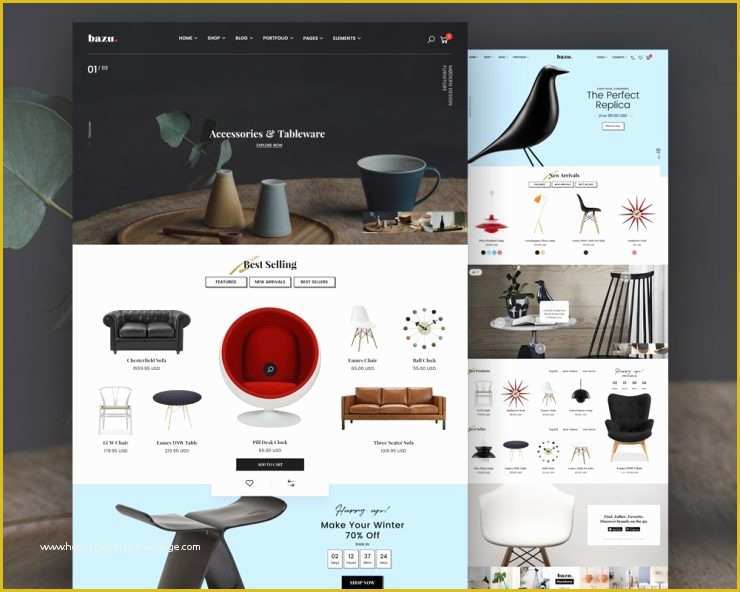 Furniture Website Templates Free Download Of Furniture Store Web Templates Psd Download Psd