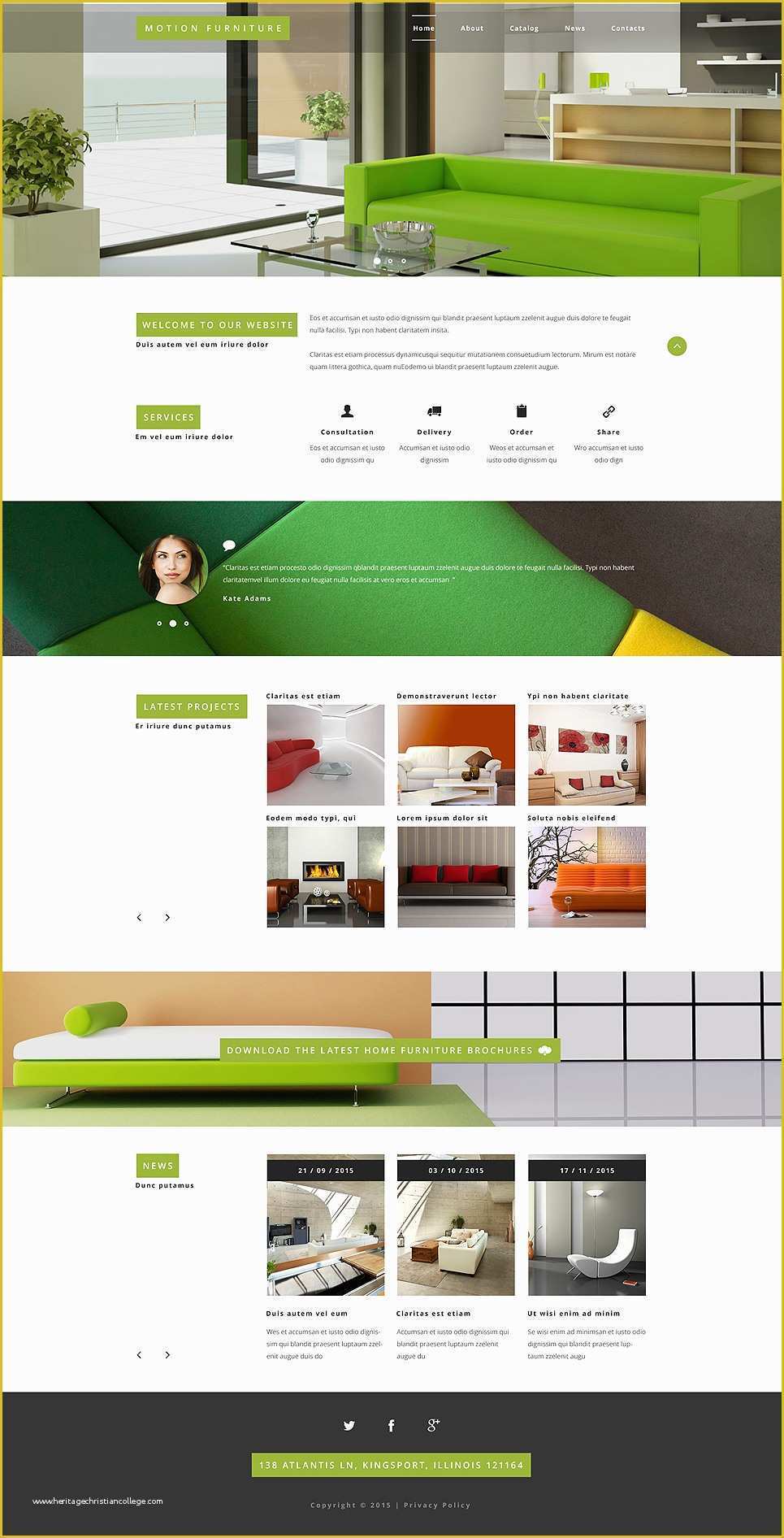 Furniture Website Templates Free Download Of Furniture Website Template