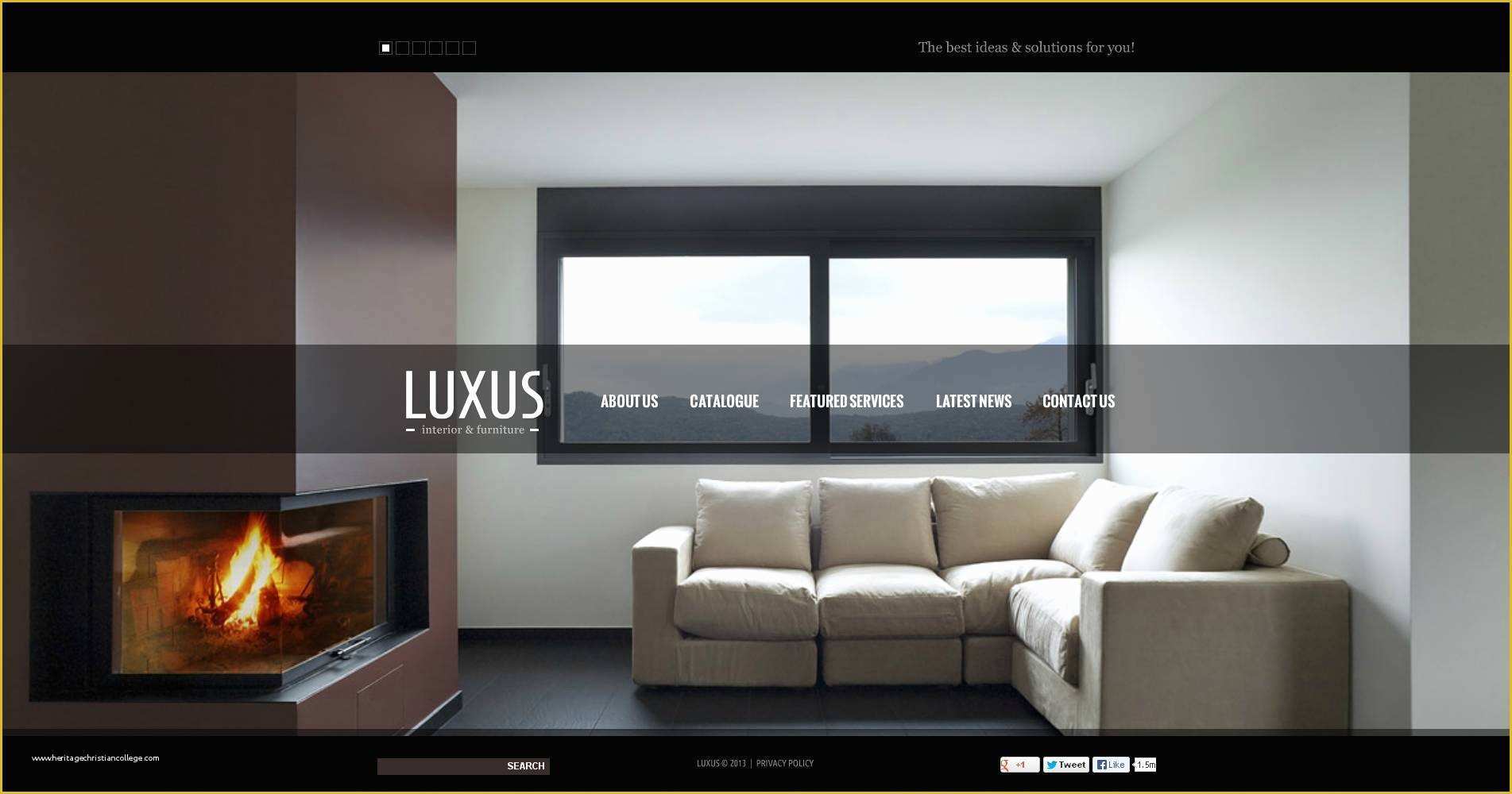 Furniture Website Templates Free Download Of Interior & Furniture Flash Cms Template