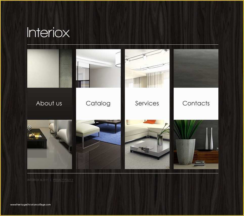 Furniture Website Templates Free Download Of Interior Design Website Template