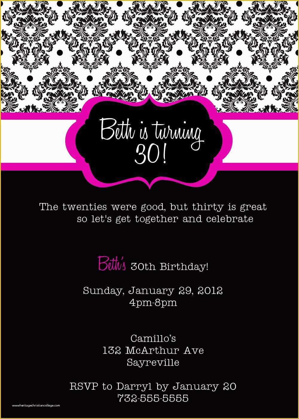 Gala Invitation Template Free Of Free Printable Birthday Invitation Templates for Adults